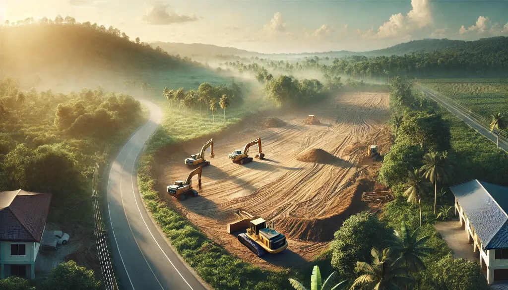 บริการเคลียร์พื้นที่ในภูเก็ต | Phuket Land Clearing มืออาชีพ